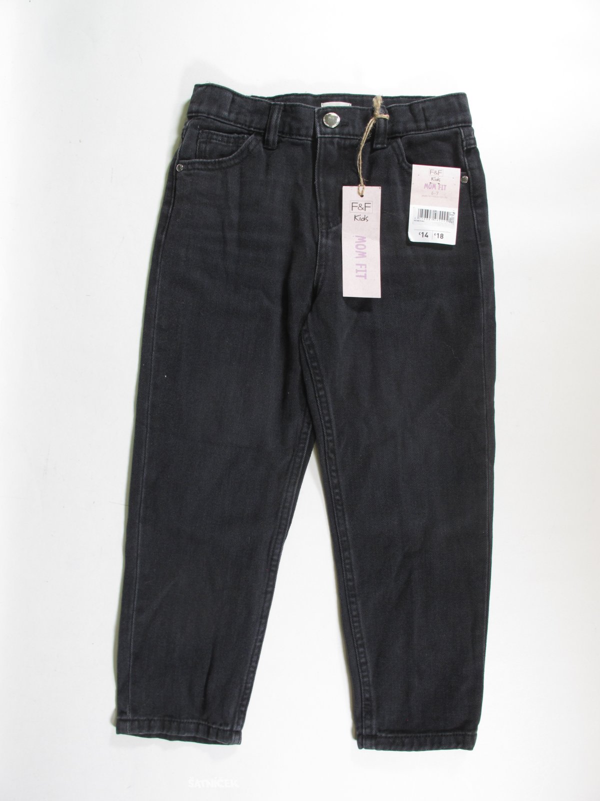 Tmavé džínové kalhoty pro holky outlet