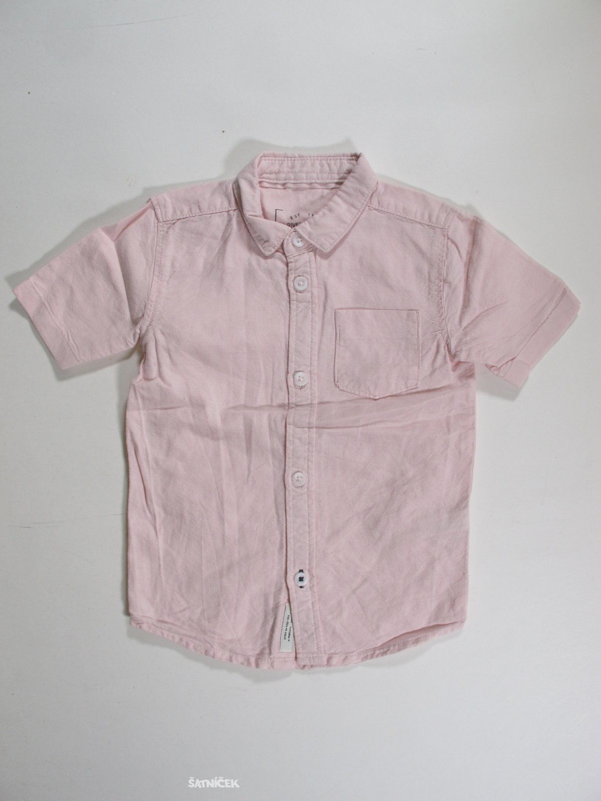 Košile pro kluky sv růžové scondhand
