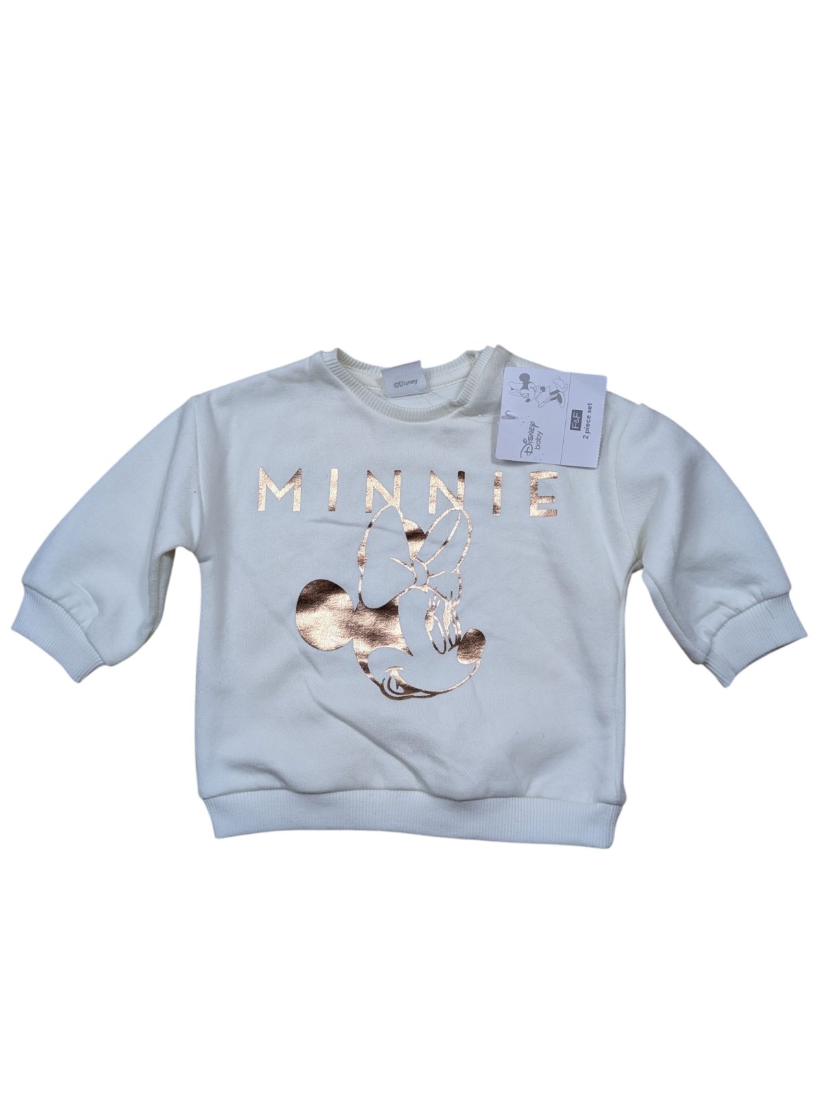 Bílá mikina s Minnie pro holky outlet
