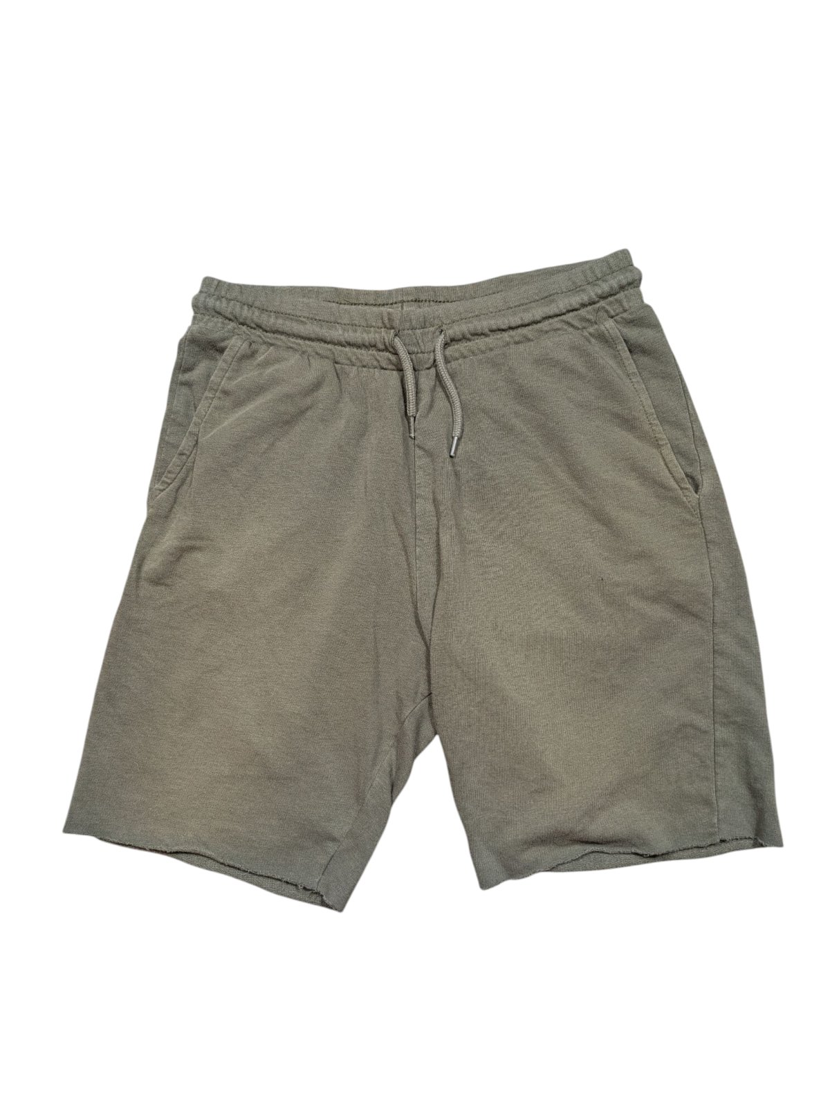Tmavě zelené teplákové kraťasy pro kluky secondhand H&M