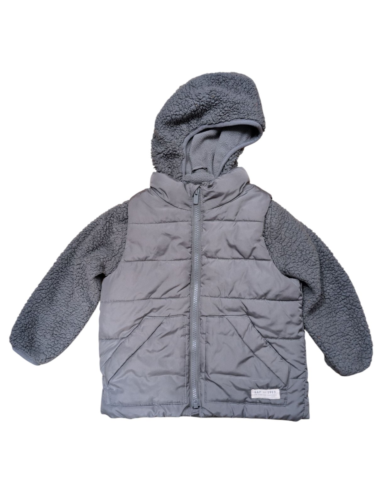 Šusťáková vesta s mikinou oddělitelná pro kluky secondhand GAP