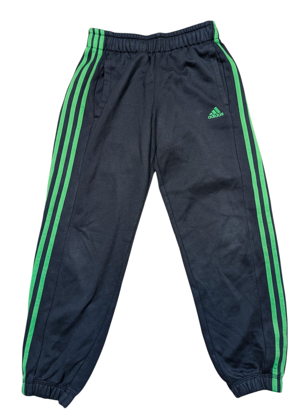 Šedo zelené tepláky pro kluky secondhand Adidas