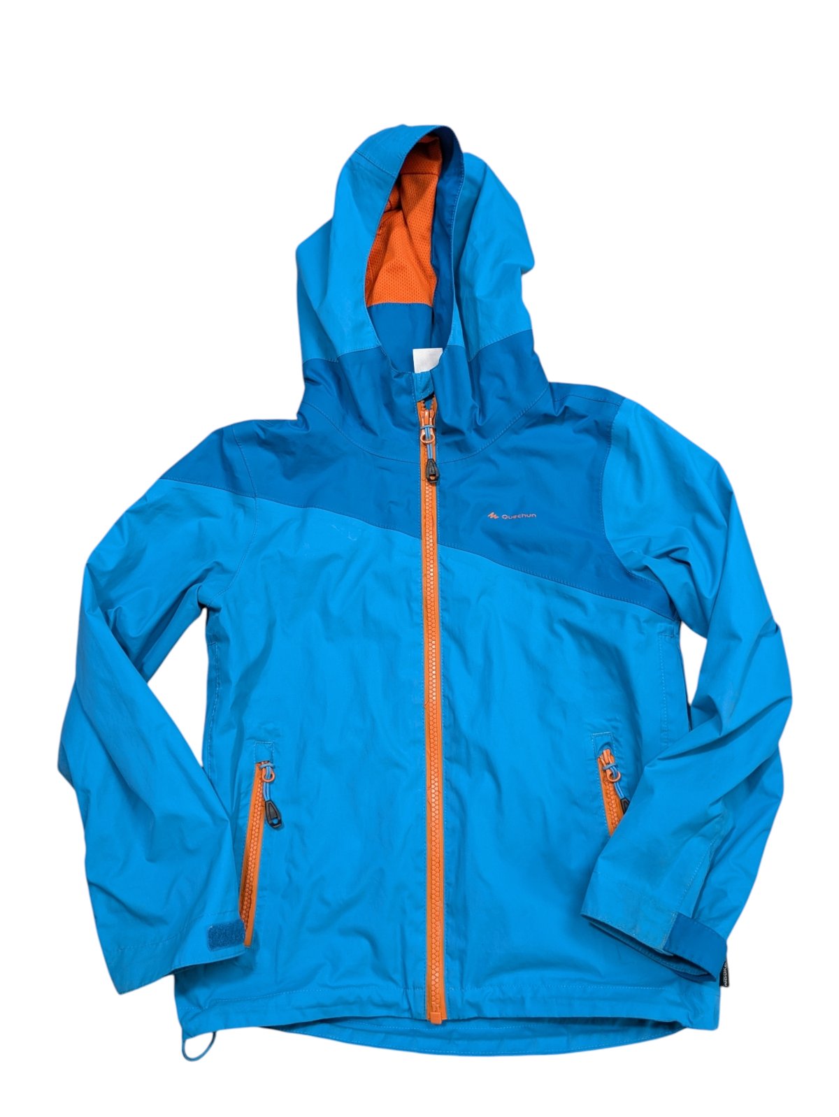 Modrá šusťáková bunda pro kluky secondhand Decathlon