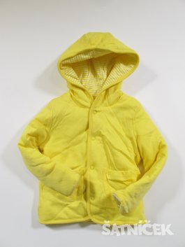 Oboustranný žlutý kabátek  secondhand