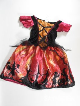 Šaty  pro holky   na karneval s čarodějnicemi  secondhand
