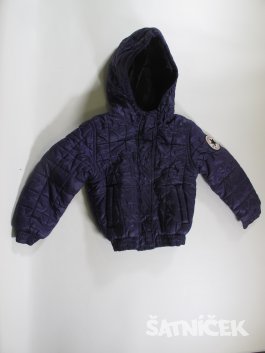 Přechodová bunda fialová pro holky secondhand