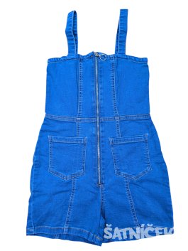 Džínový krátký overal pro holky secondhand