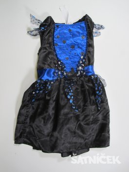 Šaty na karnrvel pro holky  černo modré