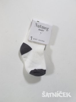Bílo šedé ponožky pro kluky outlet 
