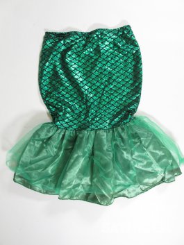 Kostým na karneval ocas mořské panny  zelený secondhand