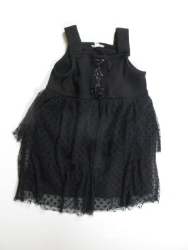 Šaty pro holky černé na ramínka  secondhand