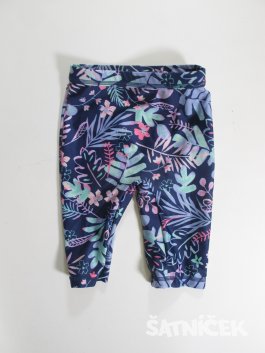 Plavkové kalhoty pro holky  kytkované  secondhand