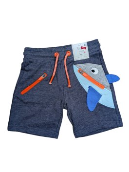 Šedé kraťasy s delfínem pro kluky outlet F&F