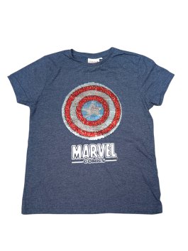 Tmavé triko žíhané Avengers pro kluky outlet Marvel