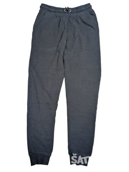 Černé tepláky s regulační gumou secondhand Next