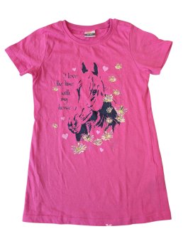 Růžové šaty s koněm pro holky secondhand Kids