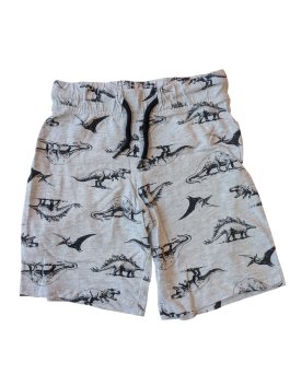 šedé kraťasy s dinosaurem pro kluky secondhand dopo dopo 