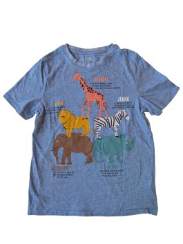 modré triko se safari pro kluky secondhand CA