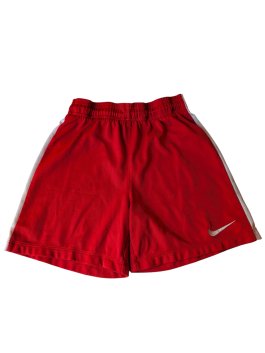 Červené sportovní kraťasy secondhand Nike