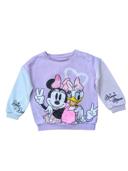 Růžová mikina Minie a Daisy secondhand Disney