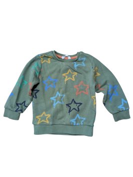 Zelená mikina s obrázky pro kluky secondhand M&S
