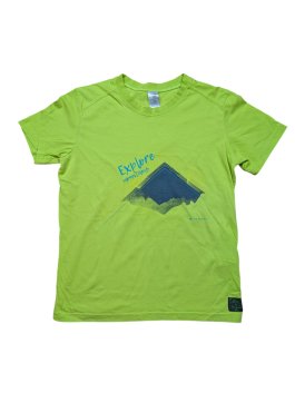 Zelené triko s obrázkem pro kluky secondhand Decathlon