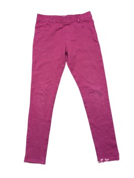 Vínové elastické kalhoty ve stylu džín pro holky secondhand F&F