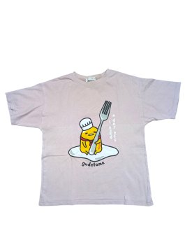 Světle růžové triko s obrázkem pro holky secondhand Zara