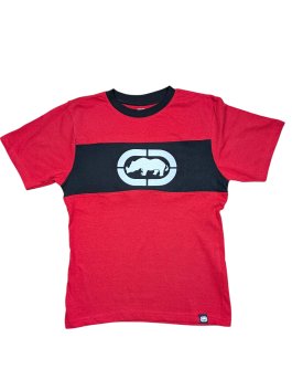 Červeno černé triko s obrázkem pro kluky secondhand Ecko Unltd