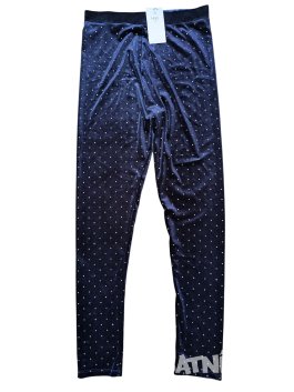 Tmavě modré semišové kalhoty pro holky outlet M&S