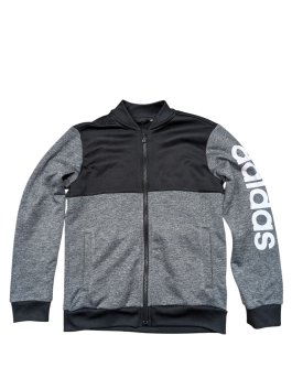 Šedo černá mikina pro kluky secondhand Adidas