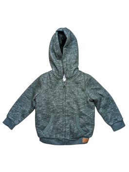 Zelená bunda žíhaná pro kluky secondhand F&F