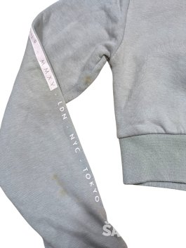 Zelinkavá crop mikina pro holky secondhand Sonneti