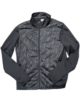 Tmavá sportovní mikina pro kluky secondhand Decathlon