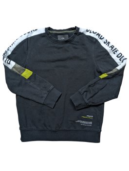 Černo bílá mikina pro kluky secondhand C&A