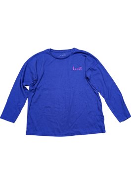 Tmavě modré triko s nápisem pro holky secondhand Next