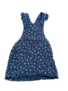 Šedé teplé vzorované šaty pro holky secondhand F&F